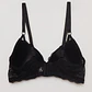 Sosten Padding Mujer Encaje Negro Familyshop - Miniatura 2