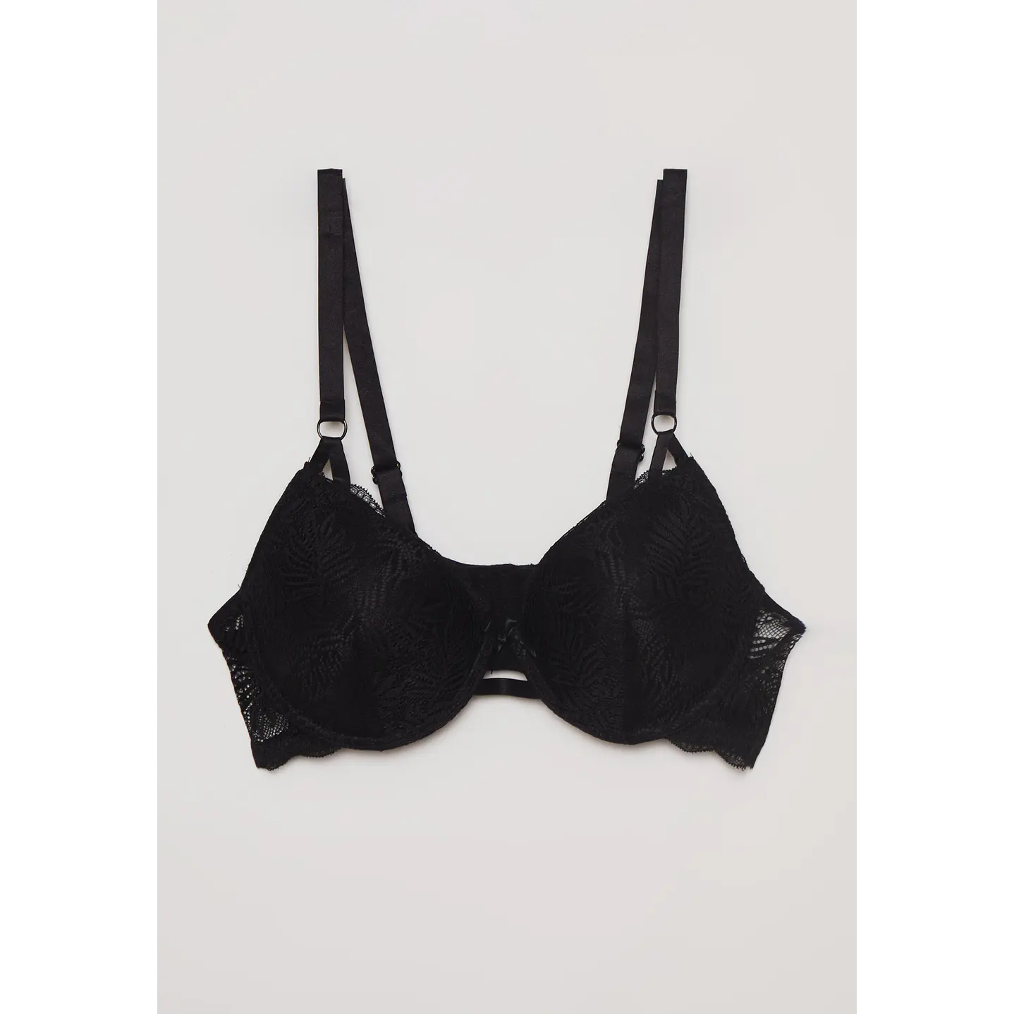 Sostén Padding Mujer Encaje Negro Familyshop 1