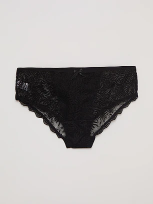 Calzon Encaje Negro Familyshop