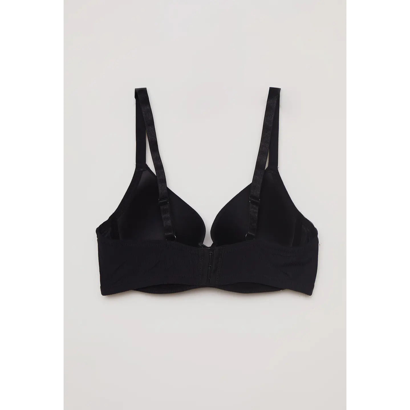 Sostén Padding Microfibra Liso Negro Familyshop 2