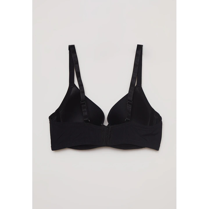 Sosten Padding Micro Liso Negro Familyshop 2