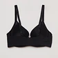 Sosten Padding Micro Liso Negro Familyshop - Miniatura 2