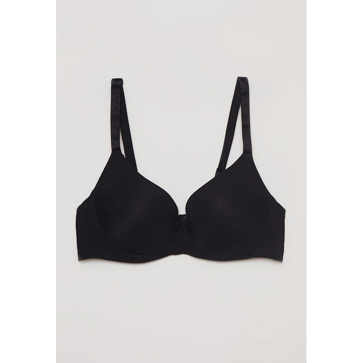 Sosten Padding Micro Liso Negro Familyshop 1