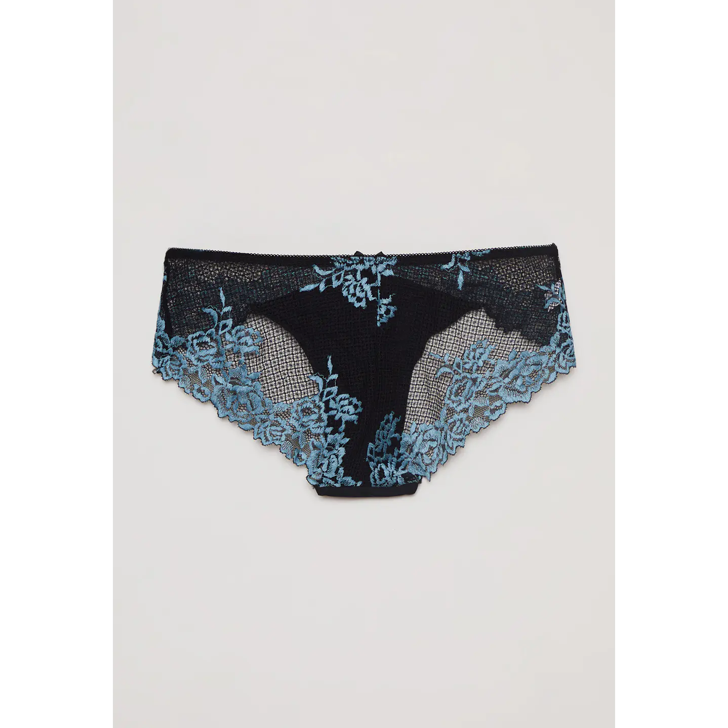 Calzón Encaje Bicolor Negro Familyshop 2
