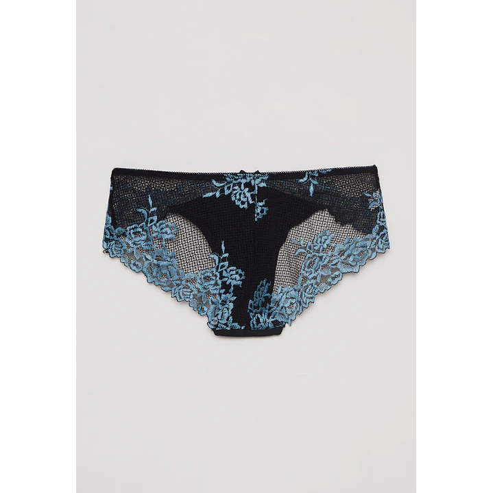 Calzon Encaje Bicolor Negro Familyshop 2