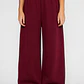 Pantalón Buzo Baggy Mujer Burdeo Familyshop - Miniatura 1