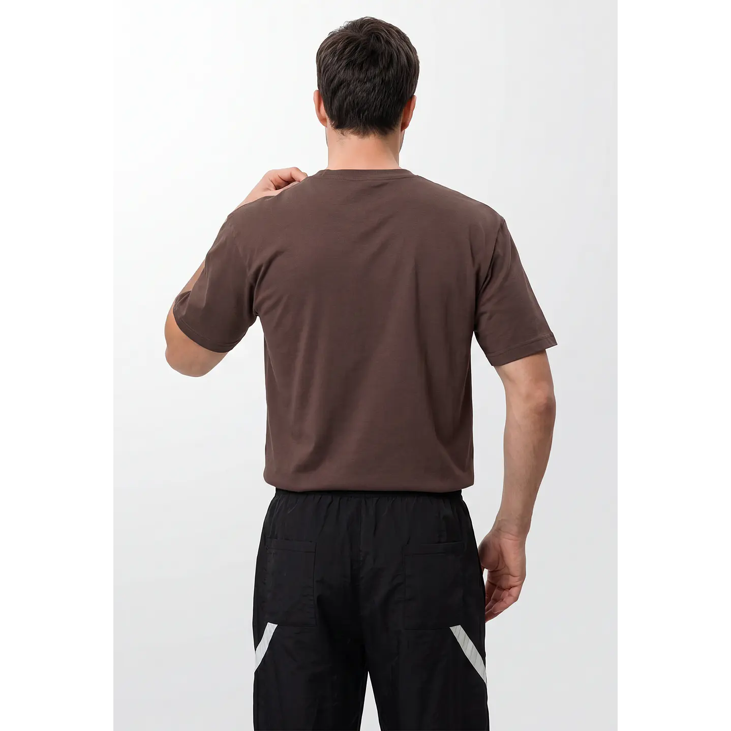 Polera Roots Hombre Café 2