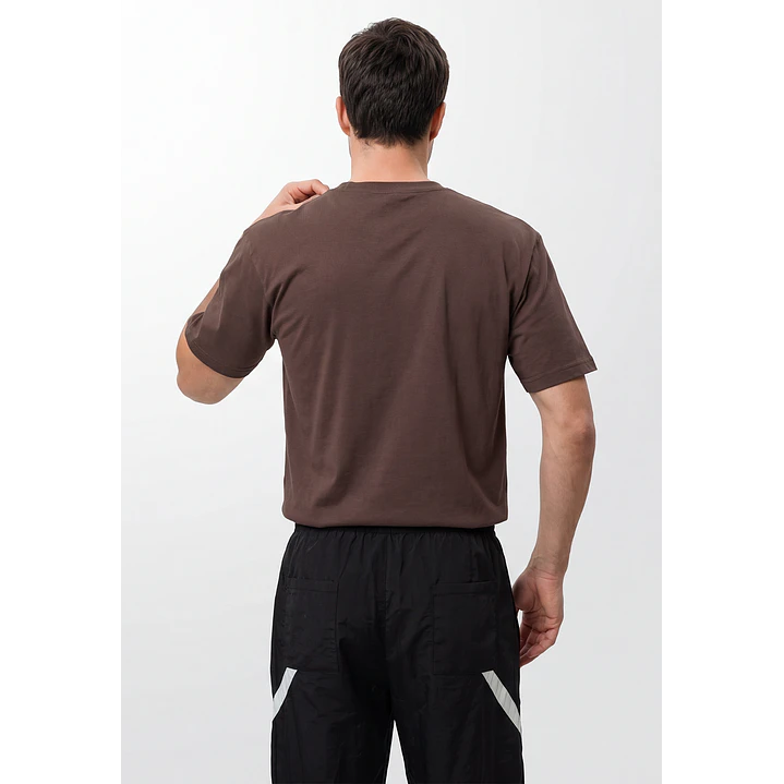 Polera Fútbol Hombre Café 3