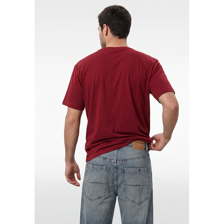 Polera Fútbol Hombre Rojo 3