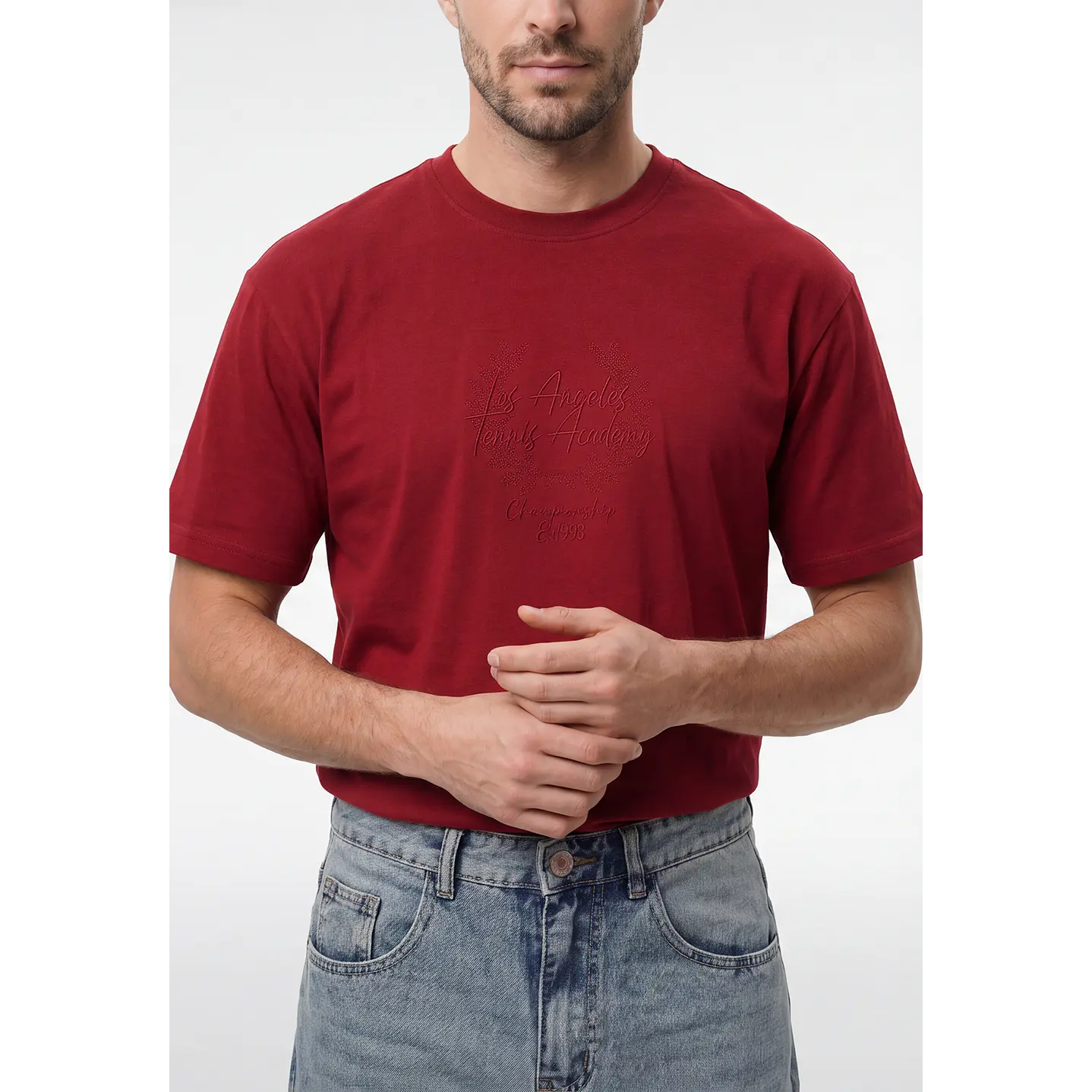 Polera Los Angeles Hombre Rojo 3