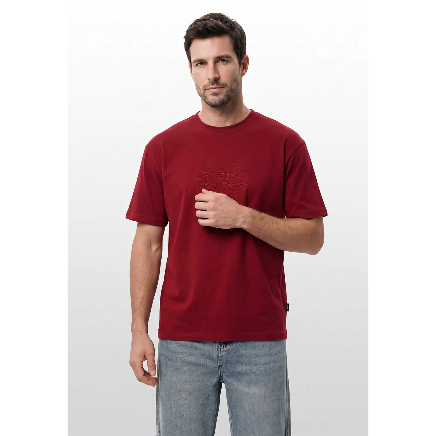 Polera Los Angeles Hombre Rojo 1
