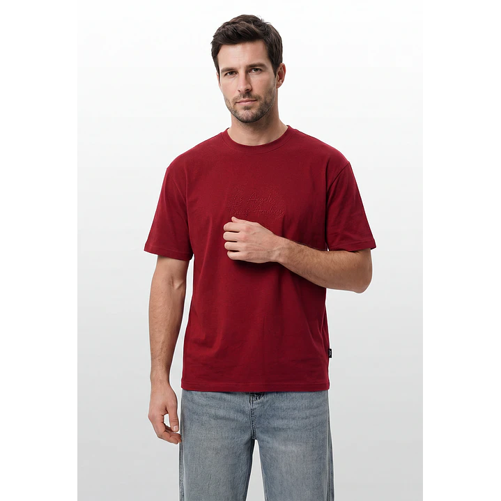 Polera Fútbol Hombre Rojo 1