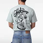 Polera Heart Relaxed Hombre Menta - Miniatura 2