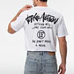 Polera Heart Relaxed Hombre Blanco - Miniatura 3