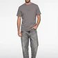 Polera Letras Relaxed Hombre Arena - Miniatura 4