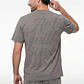 Polera Letras Relaxed Hombre Arena - Miniatura 3