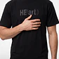 Polera HE(art) Relaxed Hombre Negro - Miniatura 2