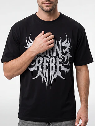 Polera Metel Relaxed Hombre Negro