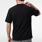 Polera Metel Relaxed Hombre Negro - Miniatura 3