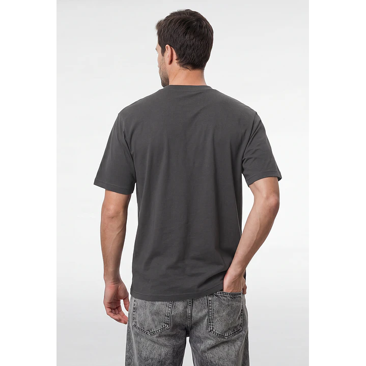 Polera Metel Relaxed Hombre Gris 3