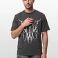 Polera Metel Relaxed Hombre Gris - Miniatura 1