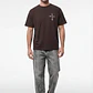 Polera Cruz Relaxed Hombre Café - Miniatura 4
