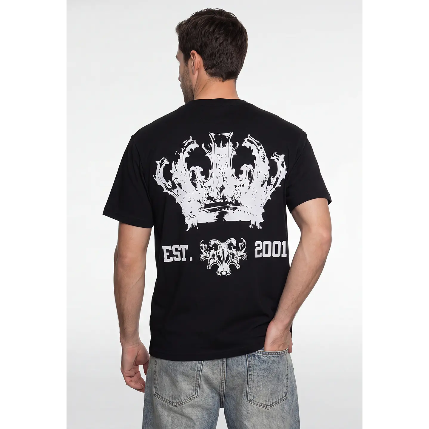 Polera King Relaxed Hombre Negro 2