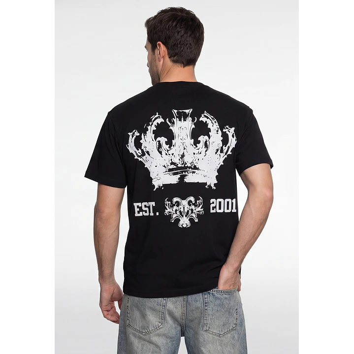 Polera King Relaxed Hombre Negro 3