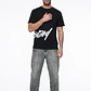 Polera Graffiti Relaxed Hombre Negro - Miniatura 4