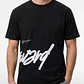 Polera Graffiti Relaxed Hombre Negro - Miniatura 2