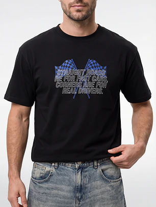 Polera Untamed Hombre Negro