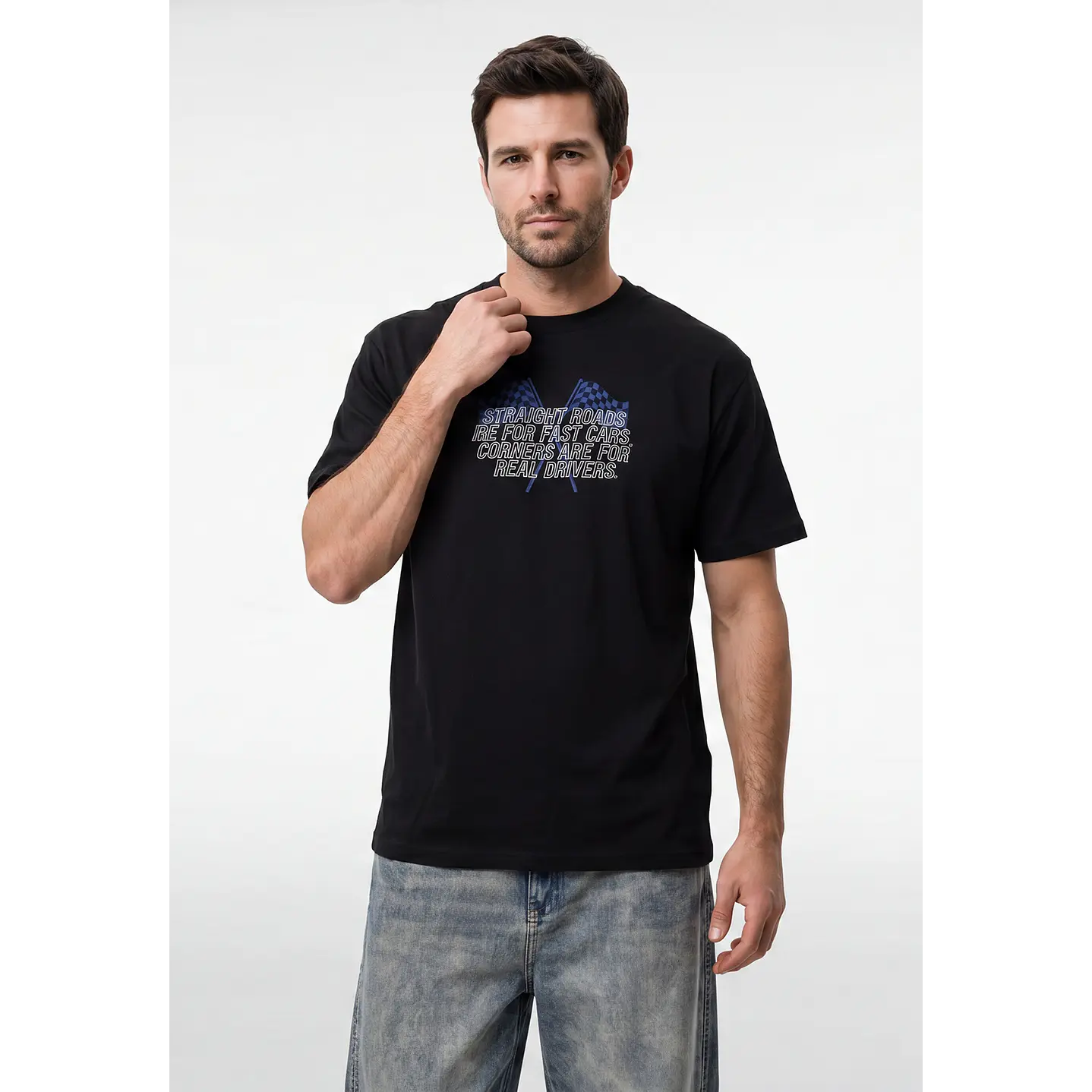 Polera Untamed Hombre Negro 1
