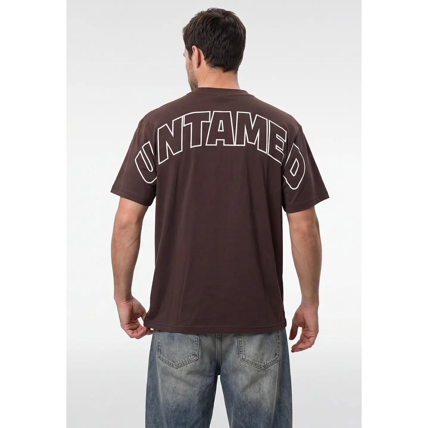 Polera Untamed Hombre Café 2