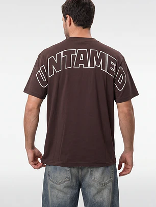 Polera Untamed Hombre Café