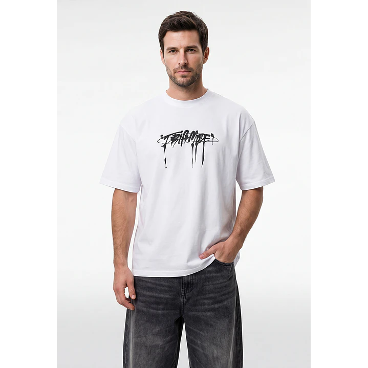 Polera Urbana Hombre Blanco 1