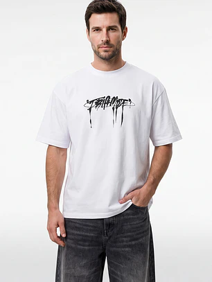 Polera Urbana Hombre Blanco