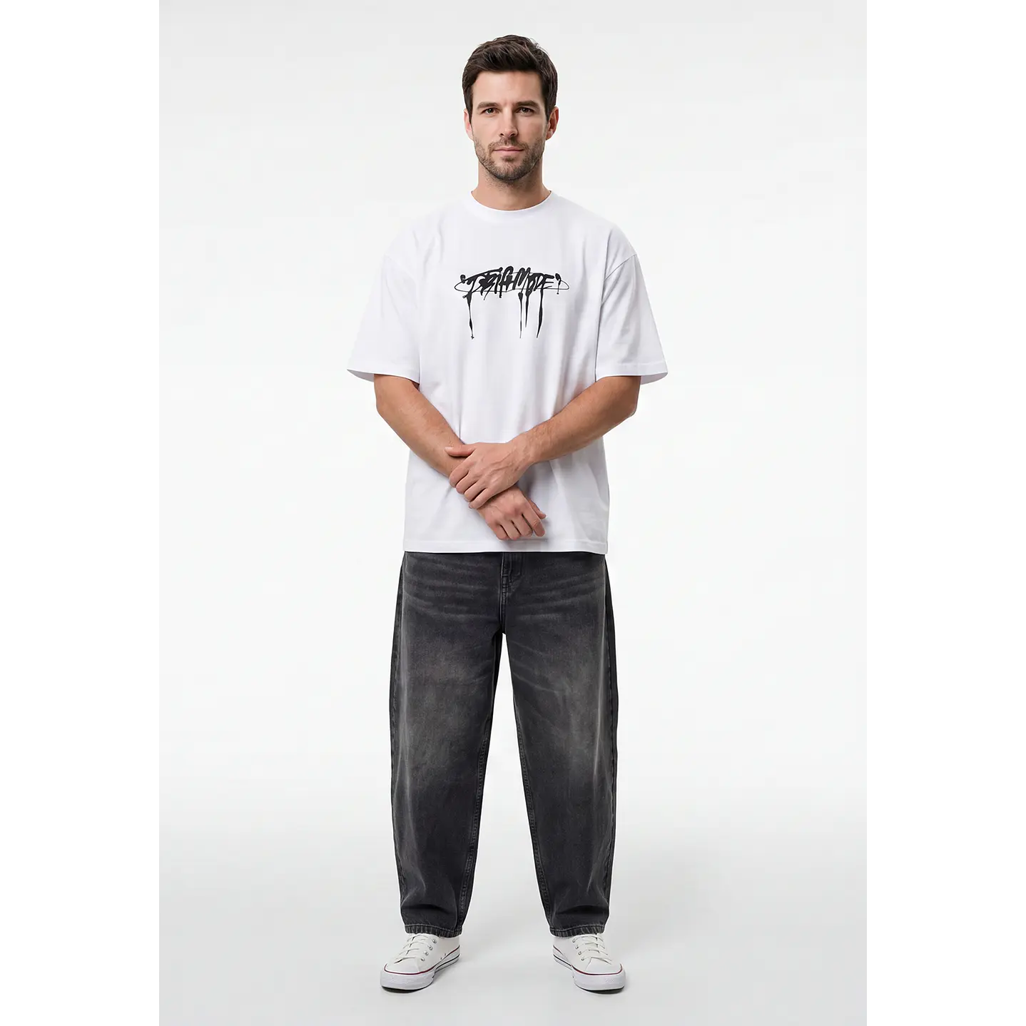 Polera Urbana Hombre Blanco 4