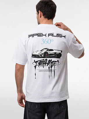 Polera Urbana Hombre Blanco