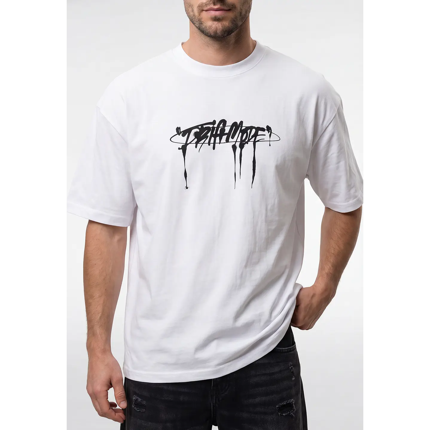 Polera Urbana Hombre Blanco 3