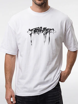 Polera Urbana Hombre Blanco