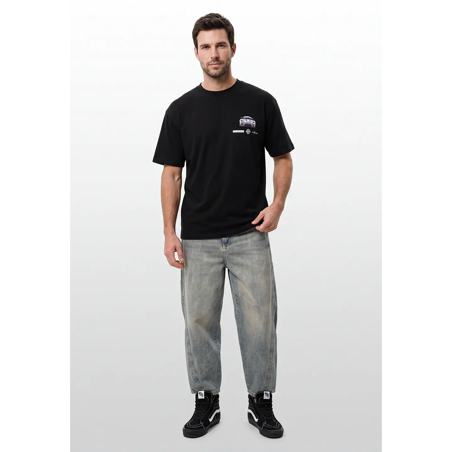 Polera Urbana Hombre Negro 4