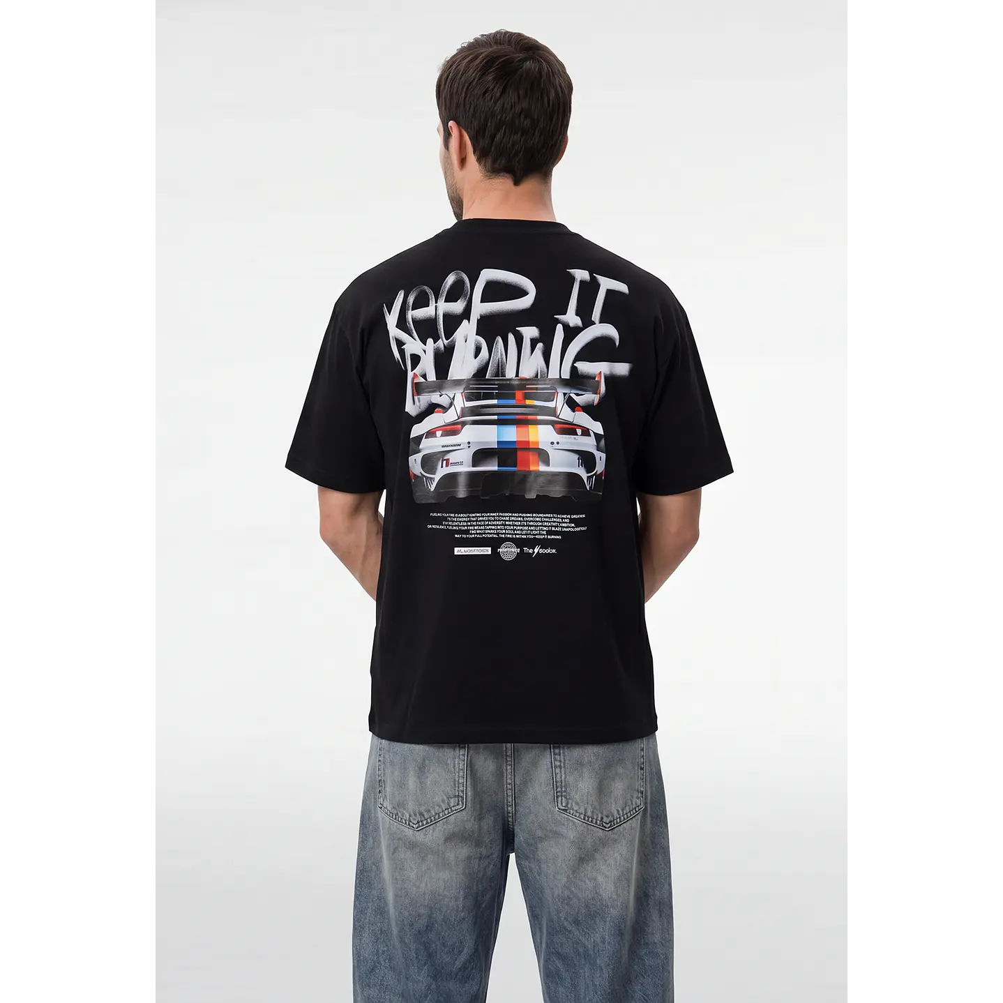 Polera Urbana Hombre Negro 1