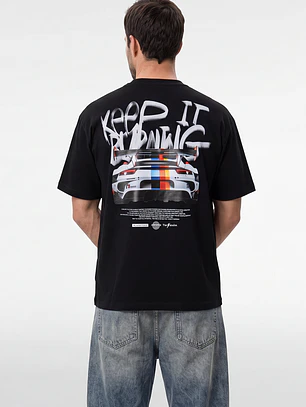 Polera Urbana Hombre Negro