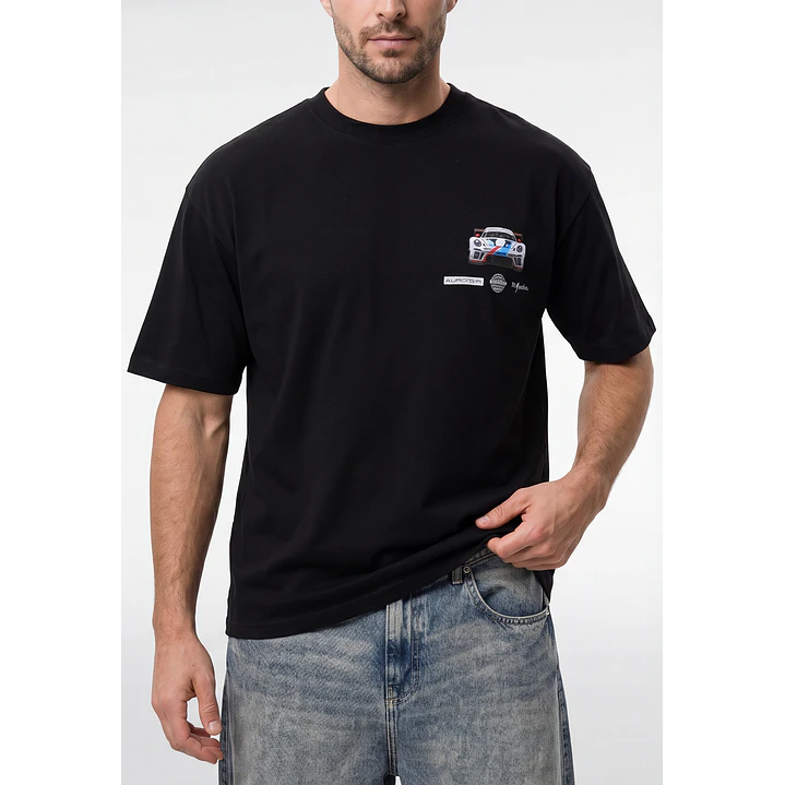 Polera Urbana Hombre Negro 2
