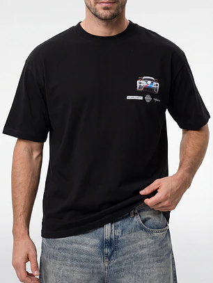 Polera Urbana Hombre Negro