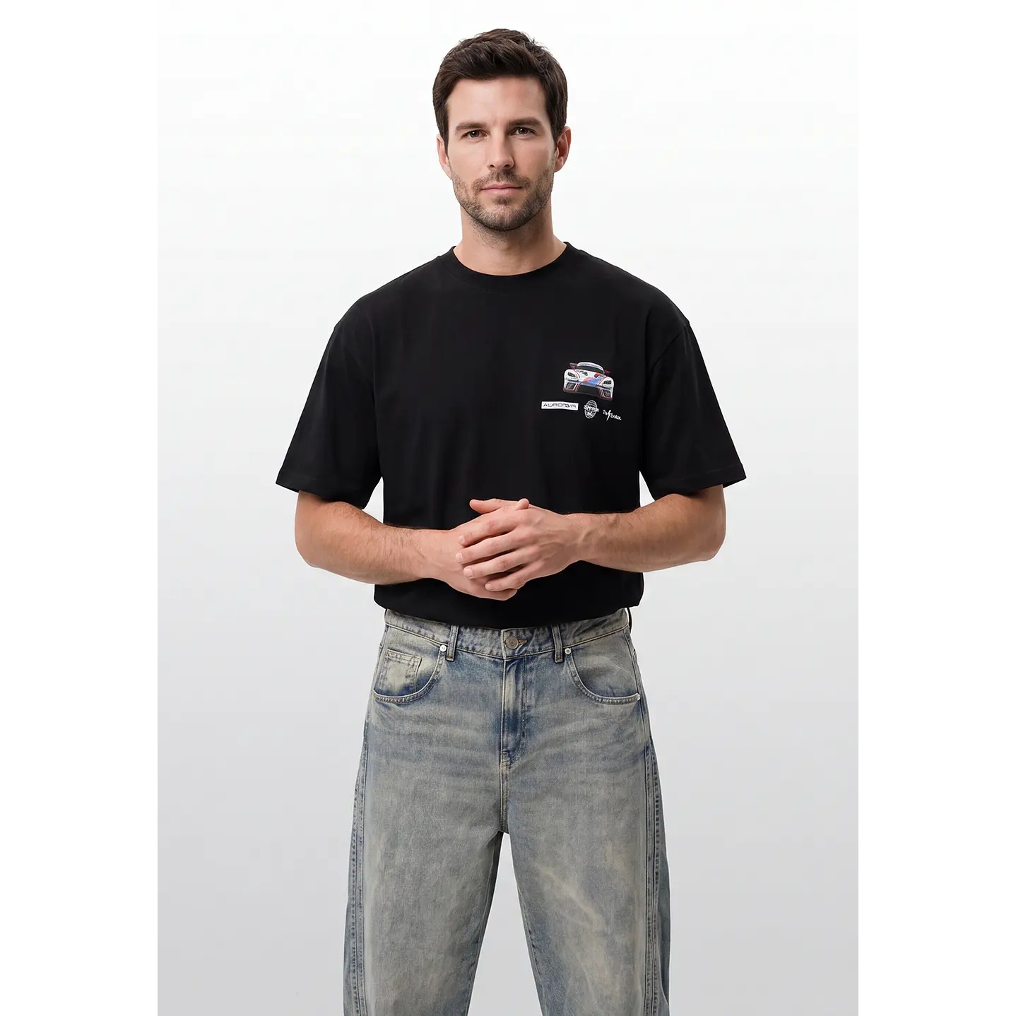 Polera Urbana Hombre Negro 2