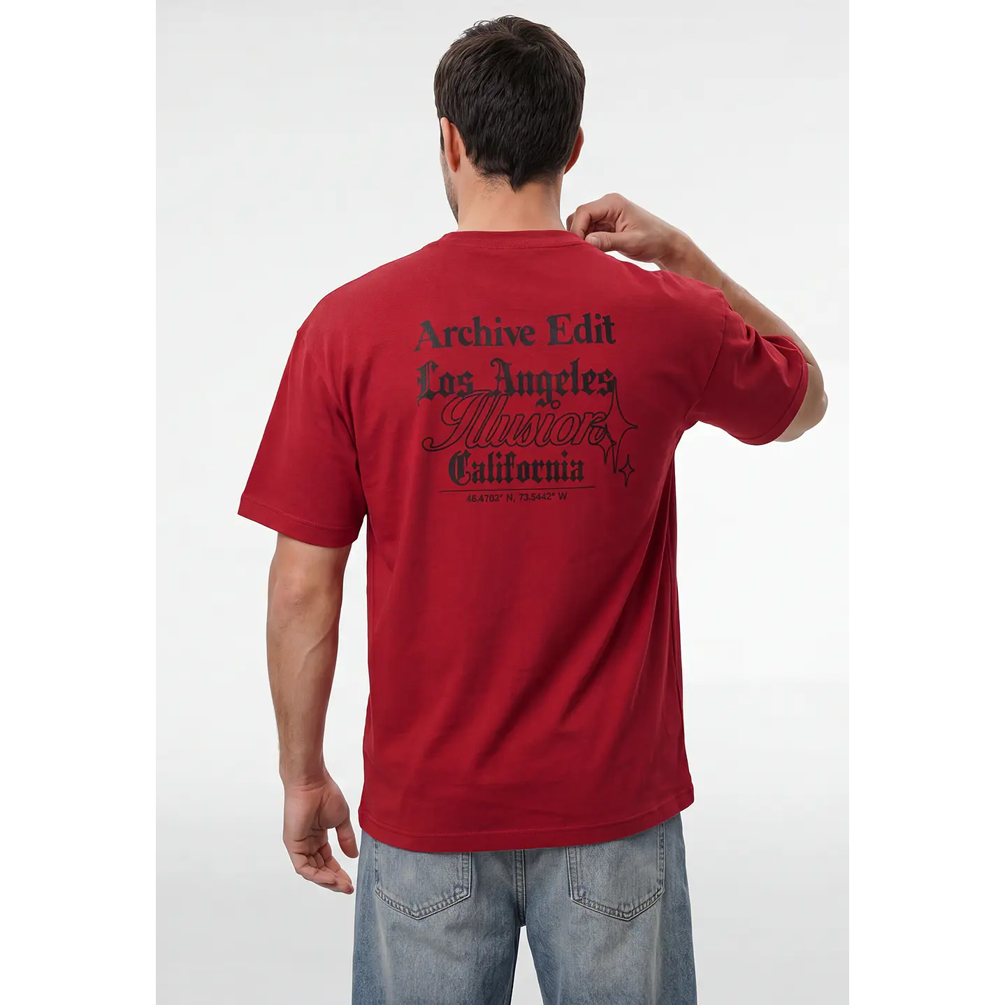 Polera Archive Hombre Rojo 2