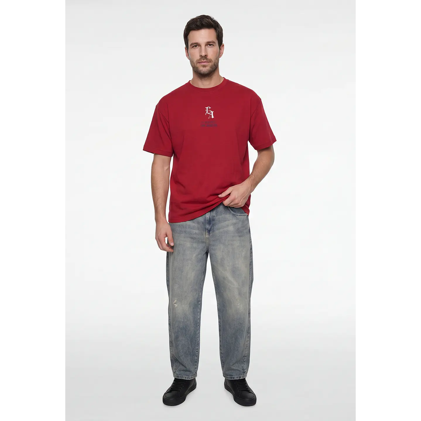 Polera Archive Hombre Rojo 4