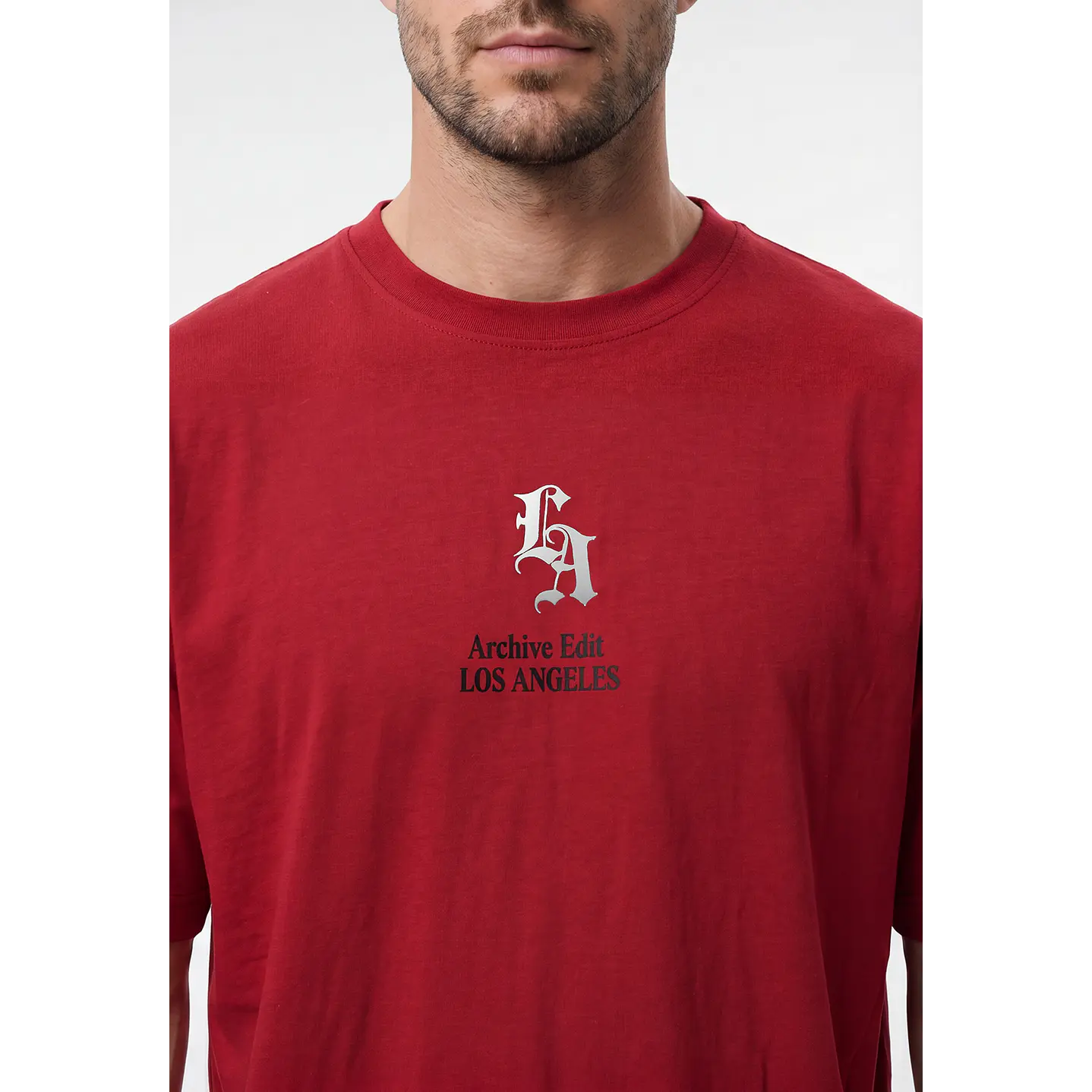 Polera Archive Hombre Rojo 3