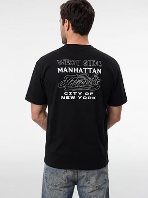 Polera Forever Hombre Negro